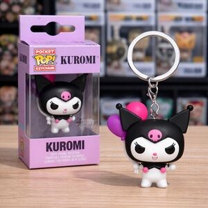 Funko Pocket Pop! Keychains - Hello Kitty - Kuromi with Balloons NIB / NWT